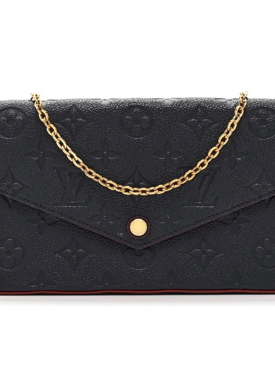 Louis Vuitton Handbags - Louis Vuitton Empriente Pochette Felicie Chain Wallet - Navy/Red